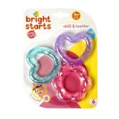 Bright Starts - Set jucarii pentru dentitie Chill & Teethe Pink
