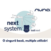 Nuna - Scaun auto rotativ i-Size TODL next Caviar, 40-105 cm, testat ADAC